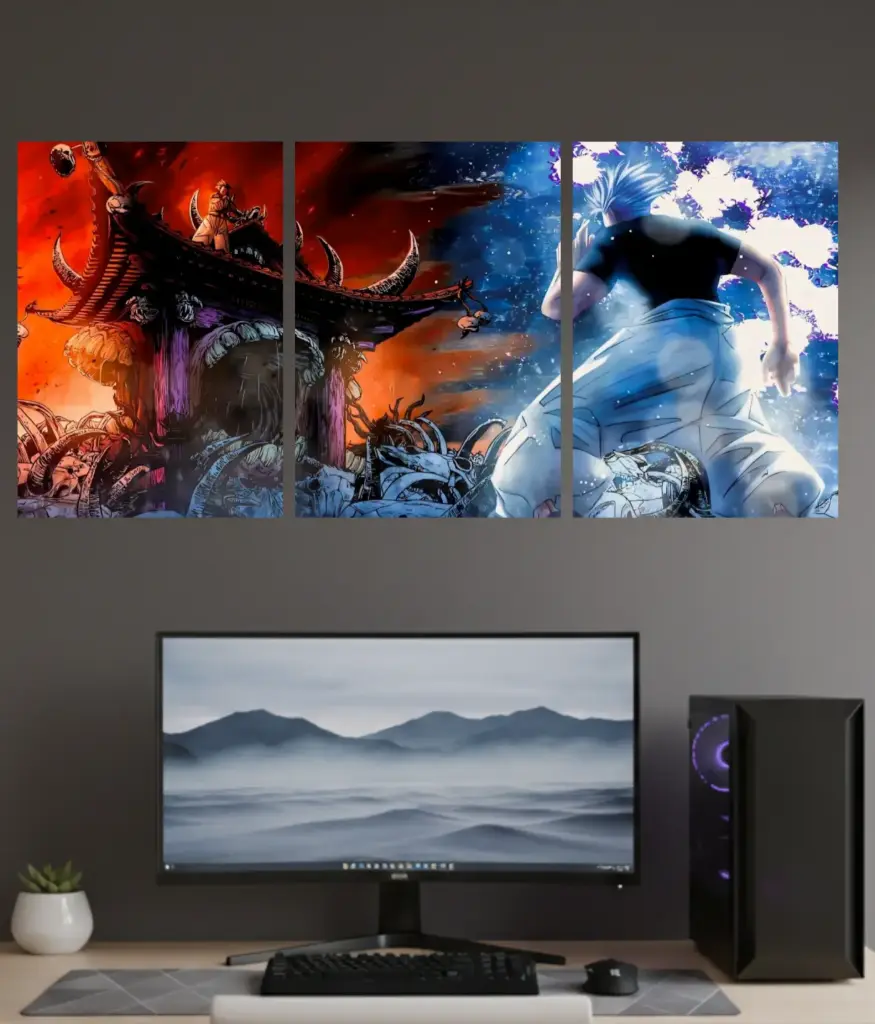 Gojo Vs Sukuna || Split Poster