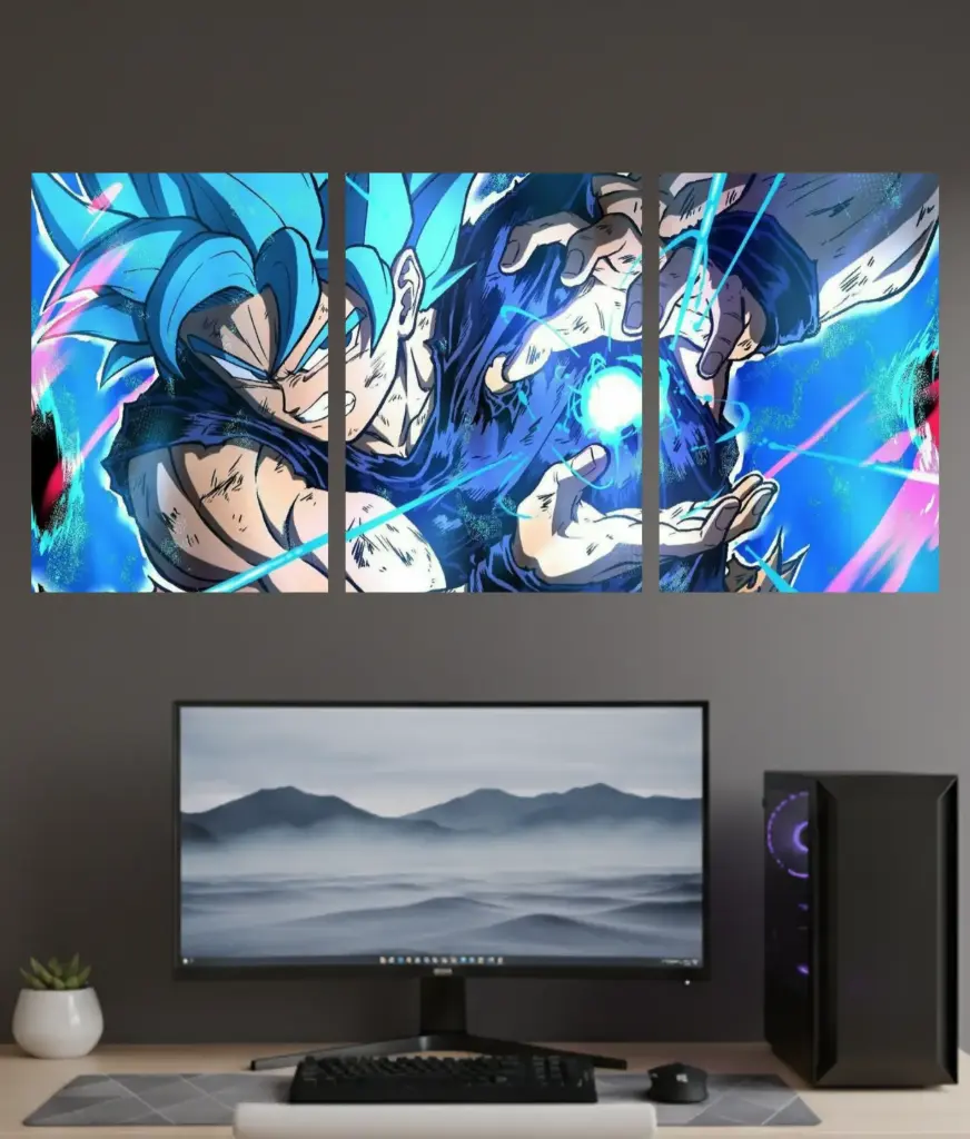 Goku SSJ Blue || Split Poster