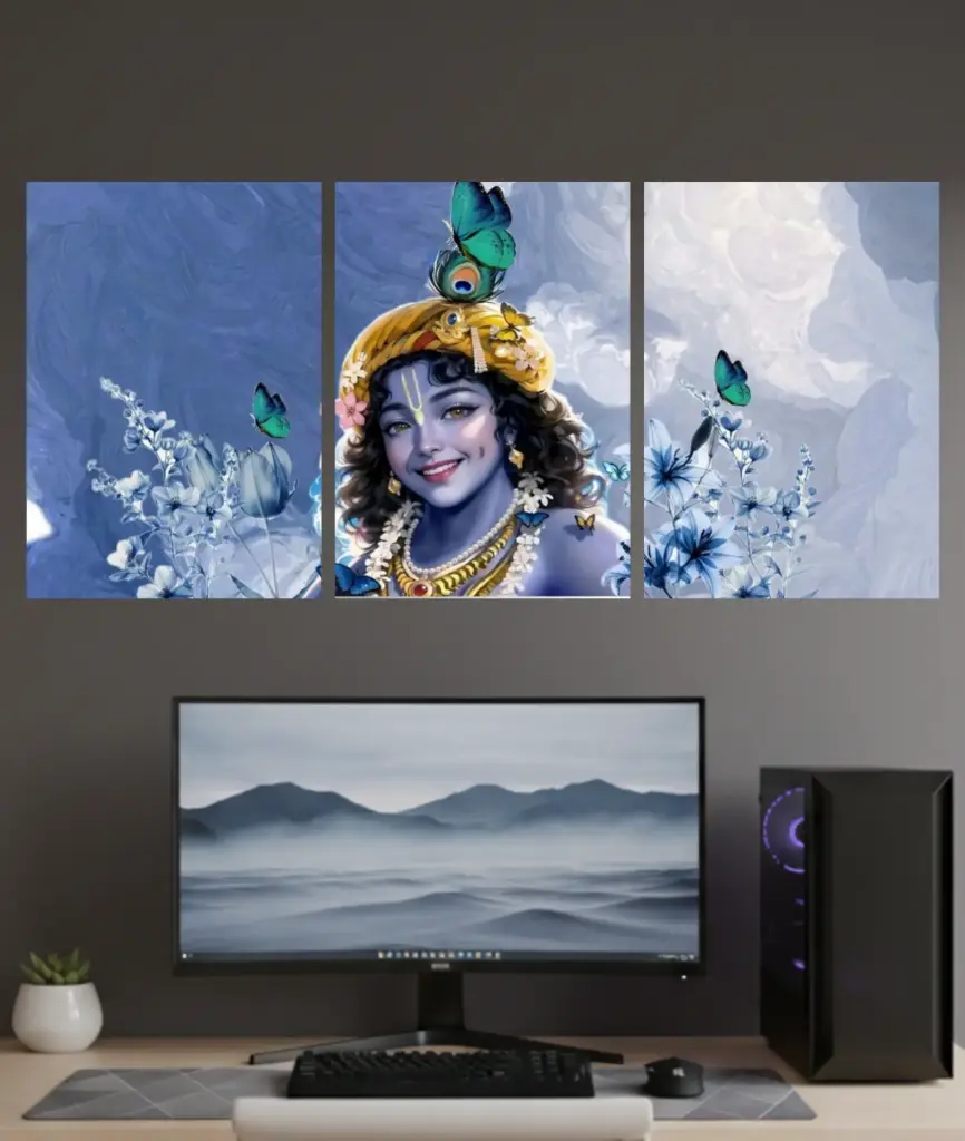 Shri Krishna Split Poster