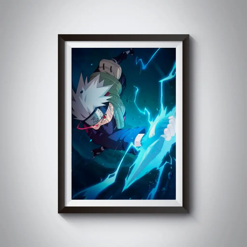 Kakashi With Kunai Poster