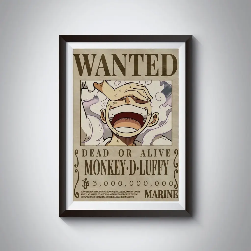 Luffy Wanted poster