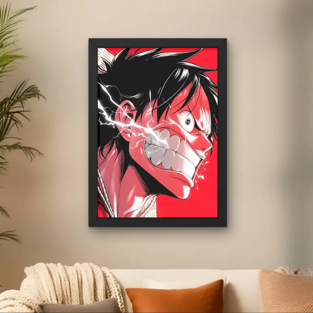 Luffy's Gear 2nd Anger Poster