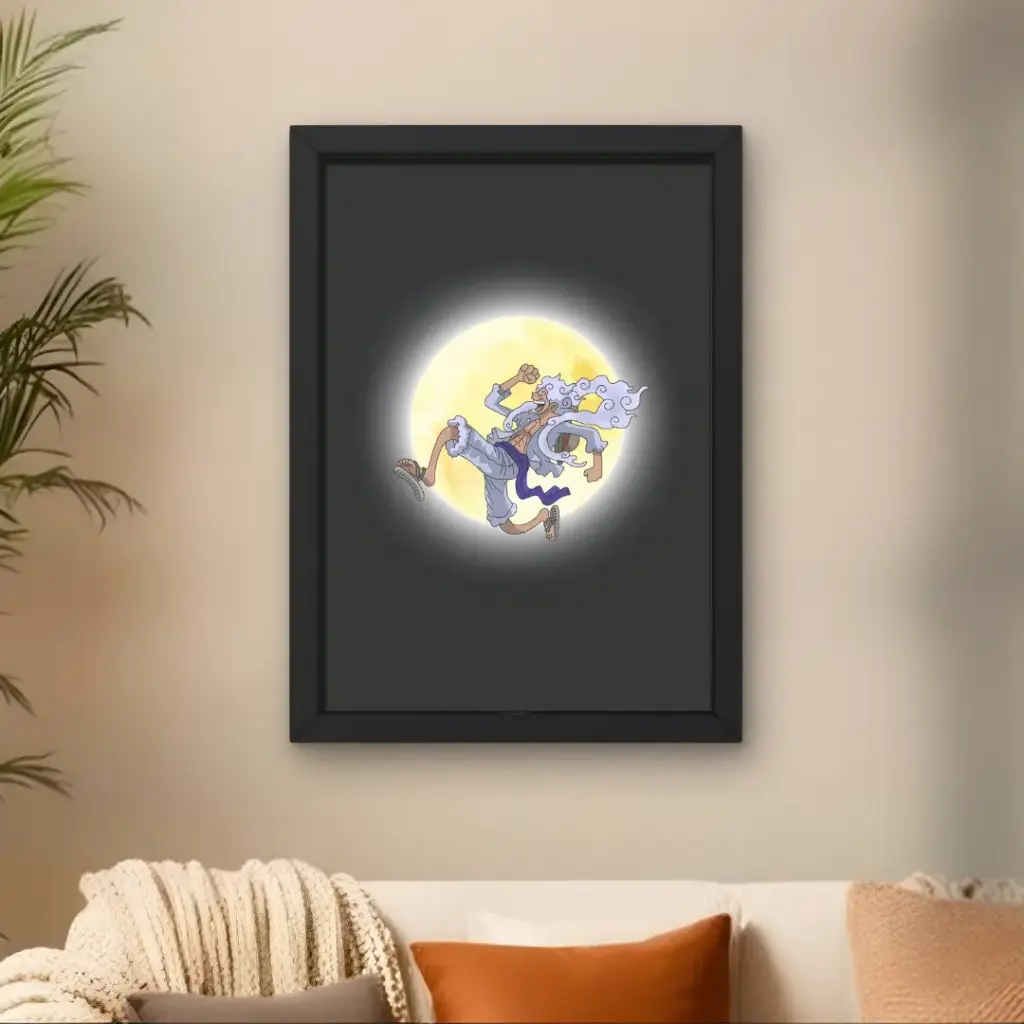 Luffy's Gear 5th Nika Pose Poster