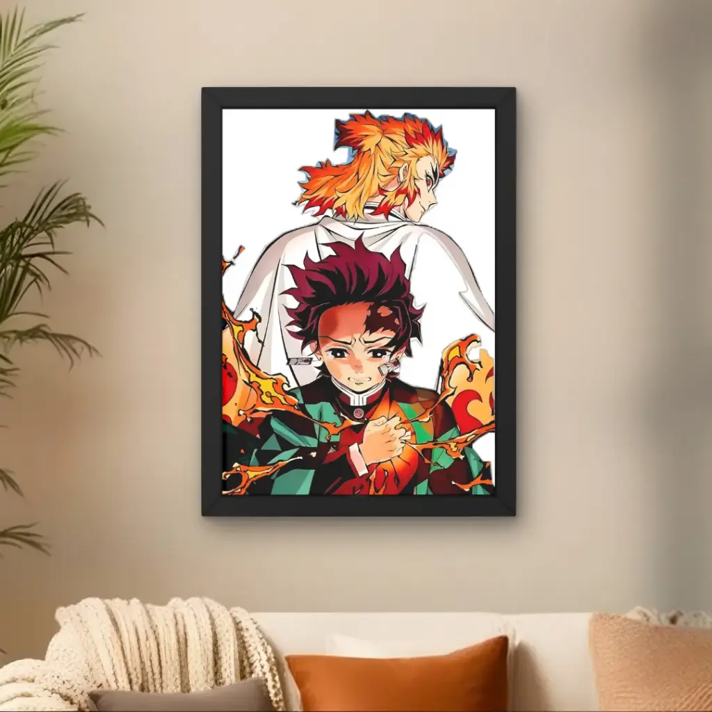 Tanjiro x Rengoku Poster