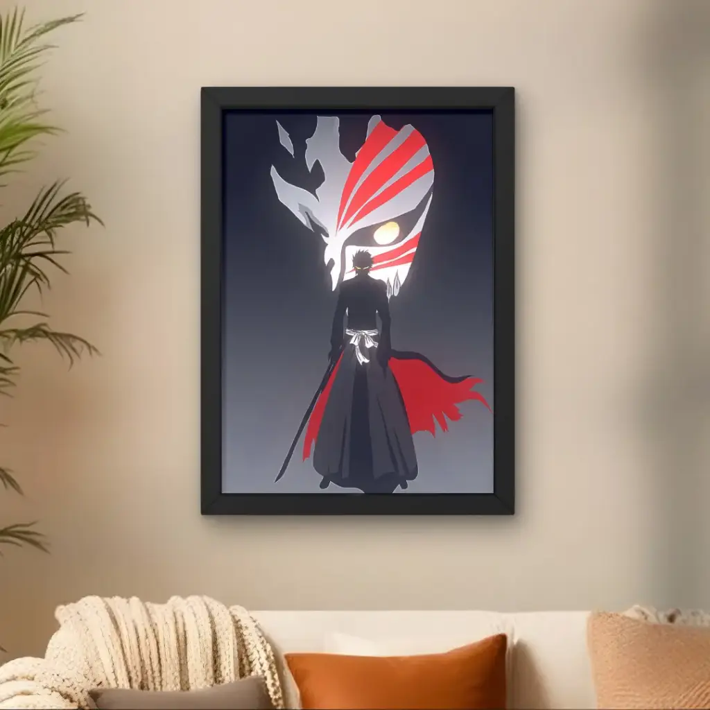 Ichigo Kurosaki Hollow Mask Poster