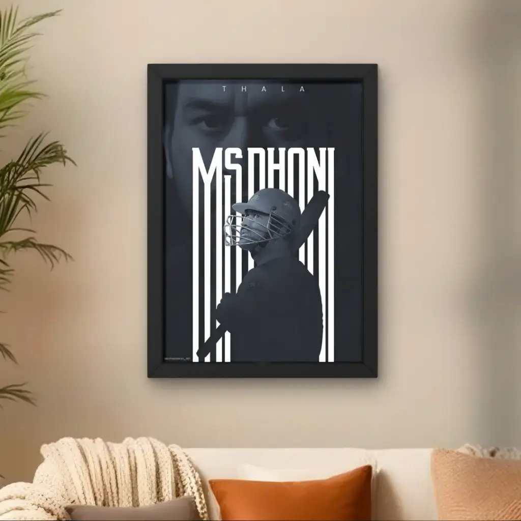 MS Dhoni Thala Poster