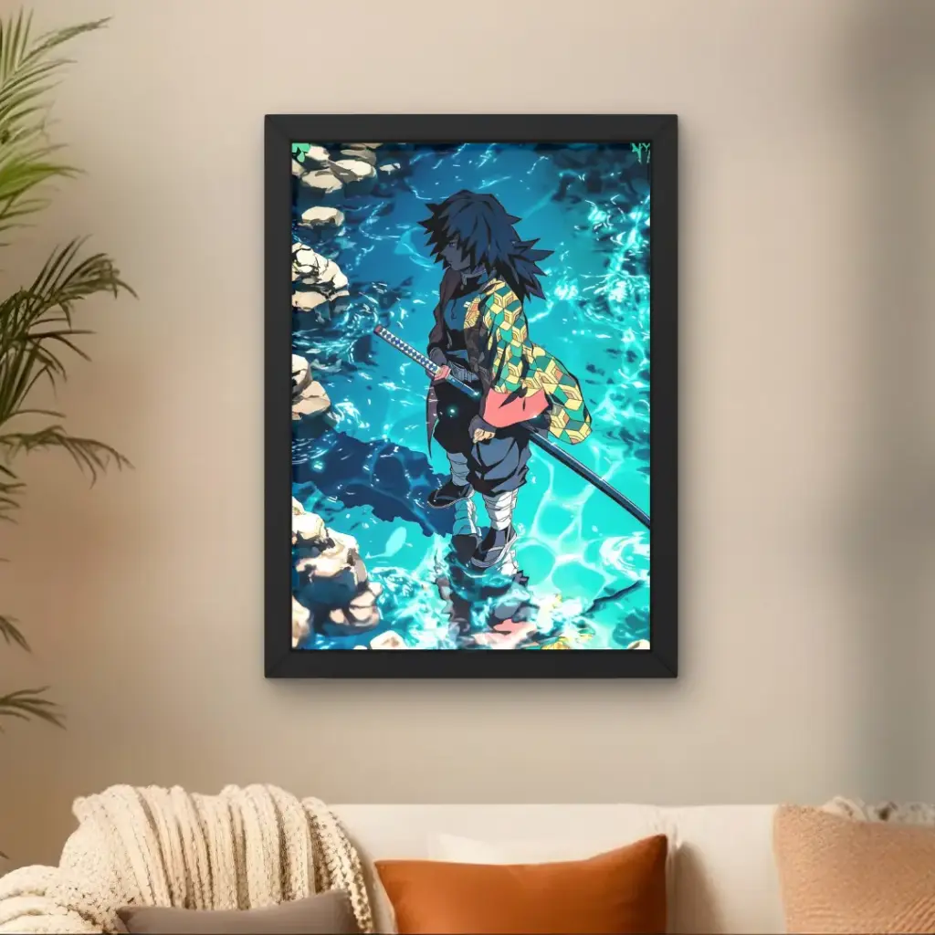 Giyu Tomioka Water Hashira Poster