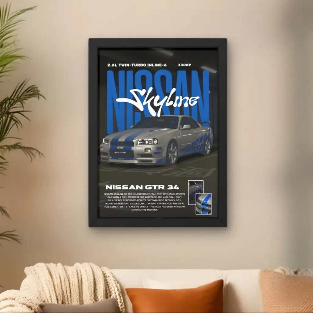 Nissan GTR Skyline Poster