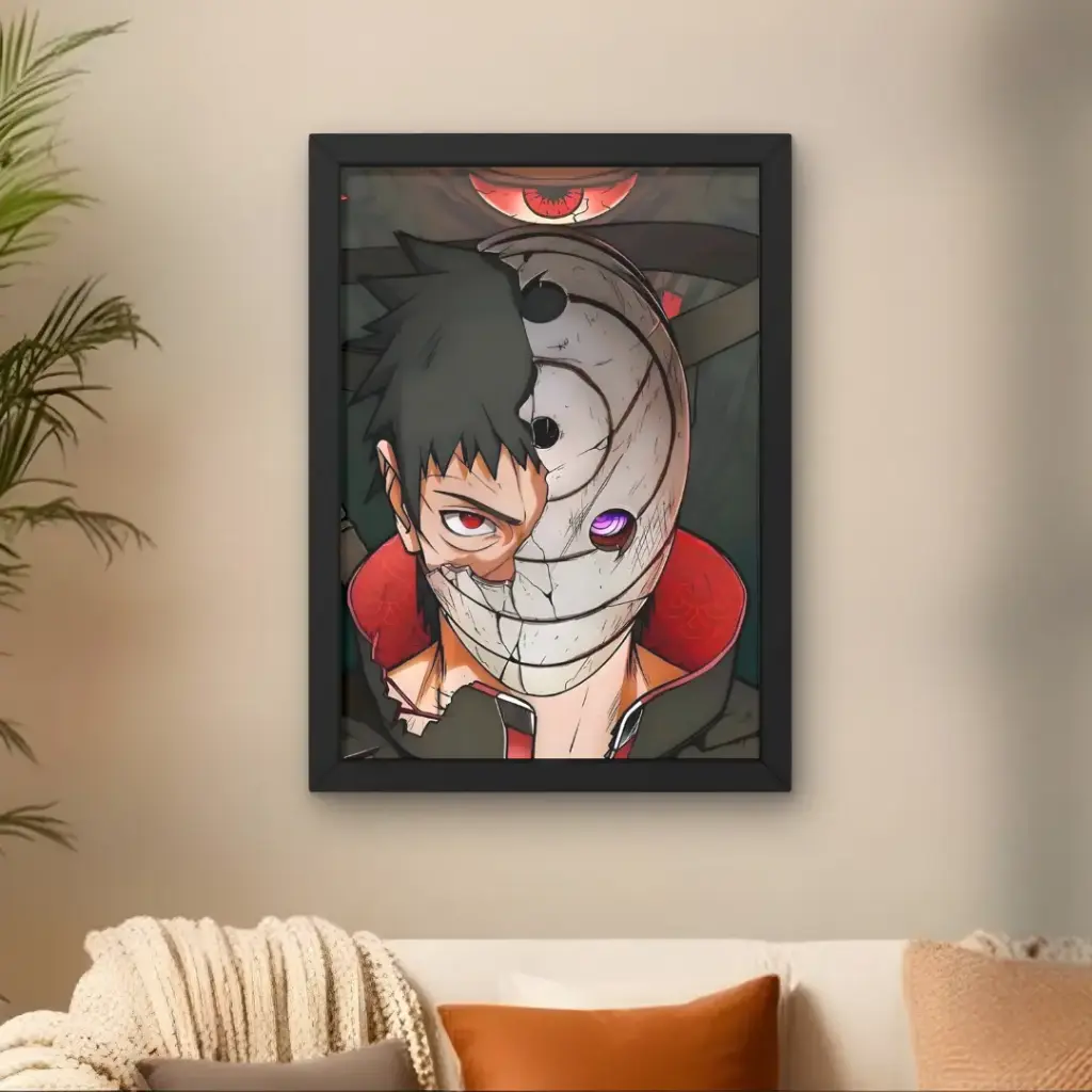 Obito Under Mask Poster