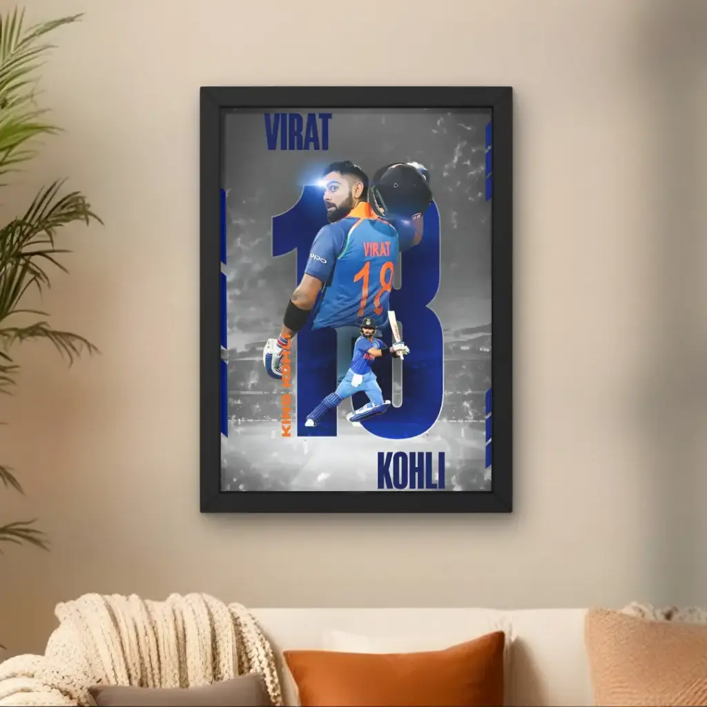 Virat Kohli No.18 Poster
