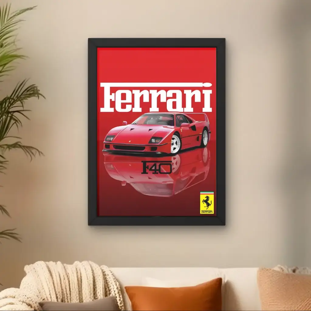 Ferrari F40 Poster