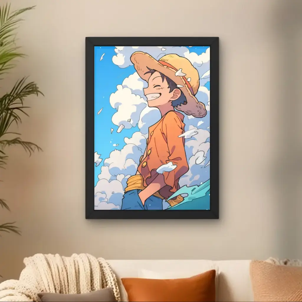 Luffy's Smile Art Poster