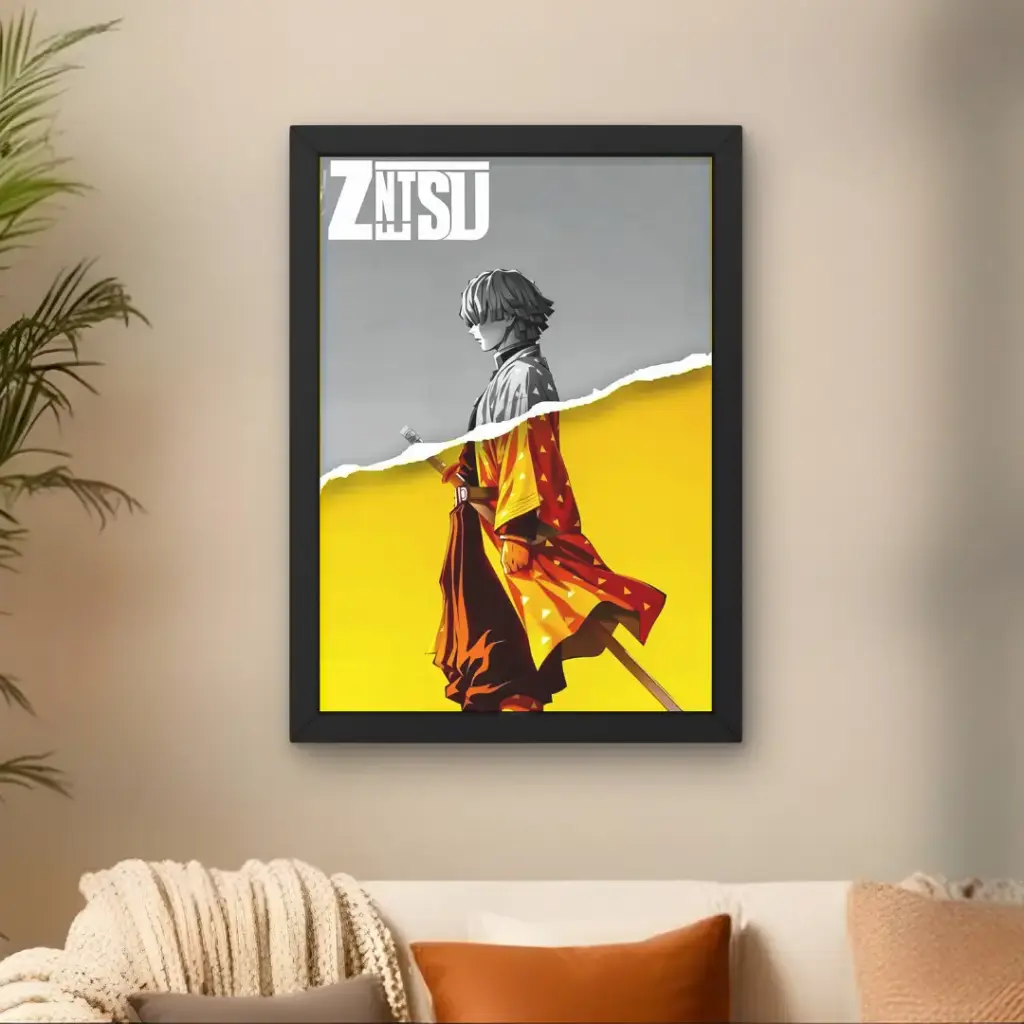 Zenitsu Agatsuma Art Poster