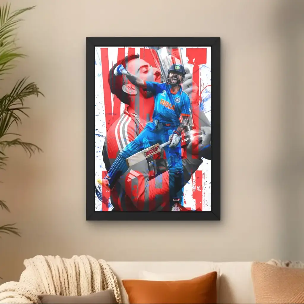 Virat Kohi's Century Poster