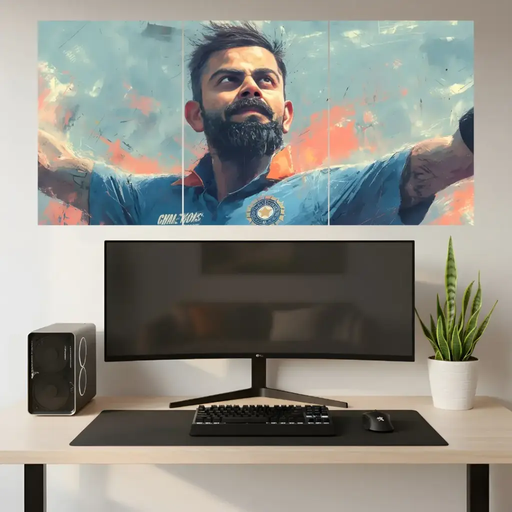 Virat Kohli Art || Split Poster
