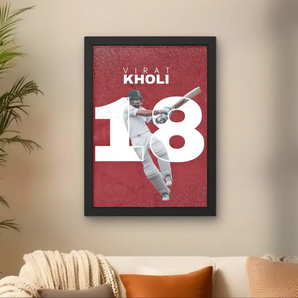 Virat Kohli No.18 Poster