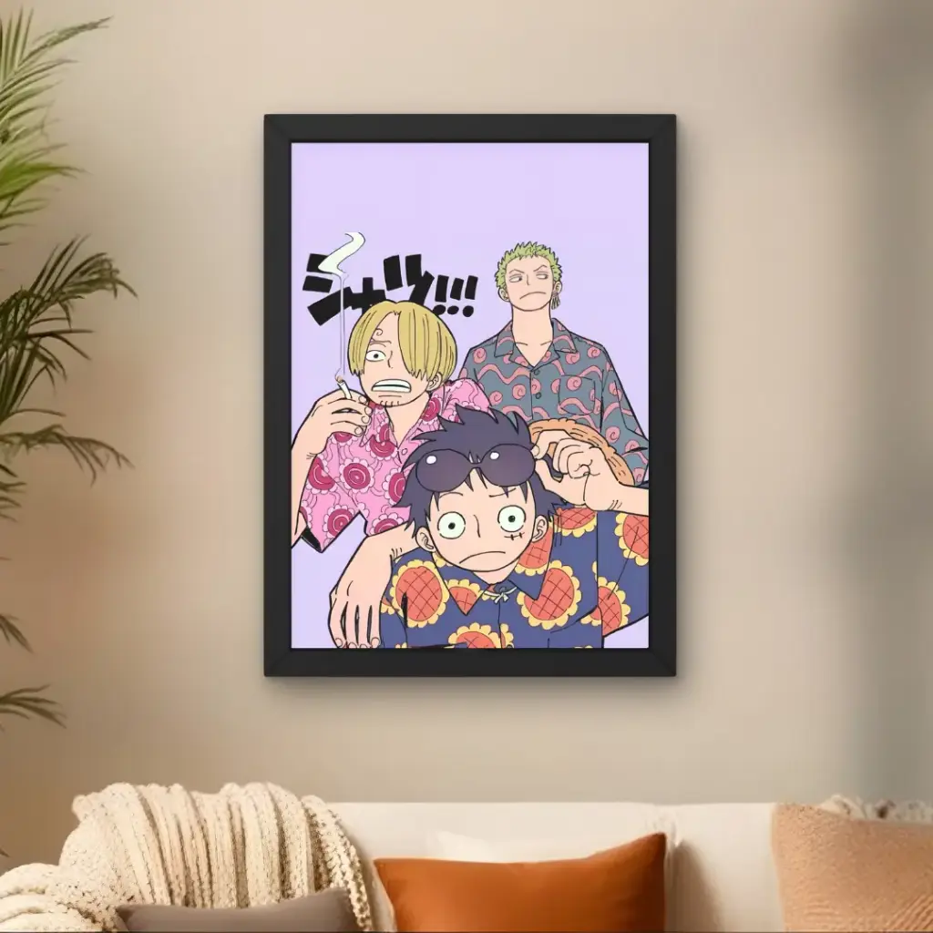 Monter Trio Strawhat Pirates poster
