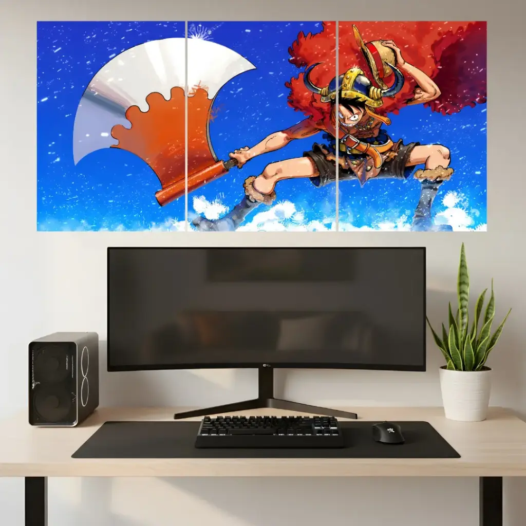 Mokey D Luffy Elbaph || Split Poster