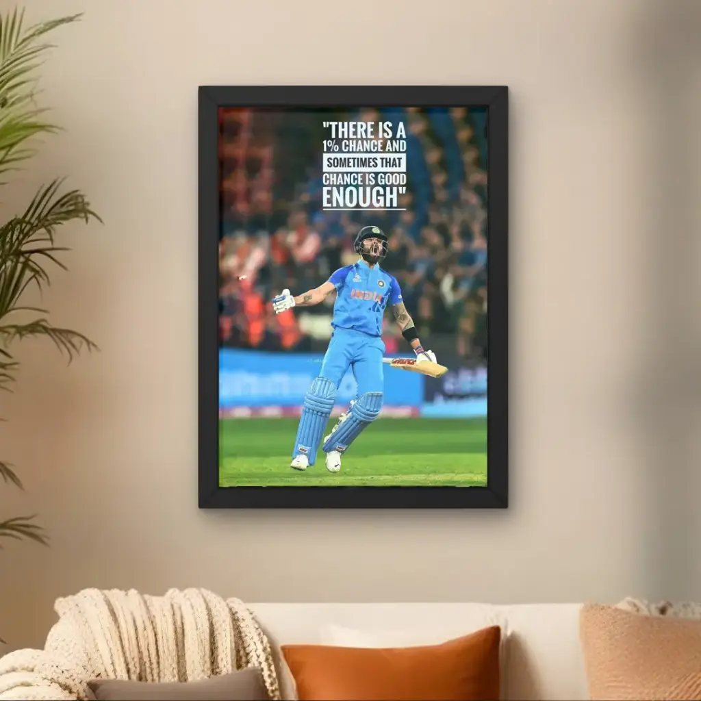 Virat Kohli's Pakistan Innings Poster