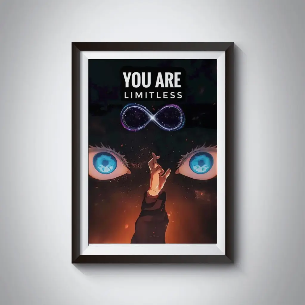 You Are Limitless Gojo poster