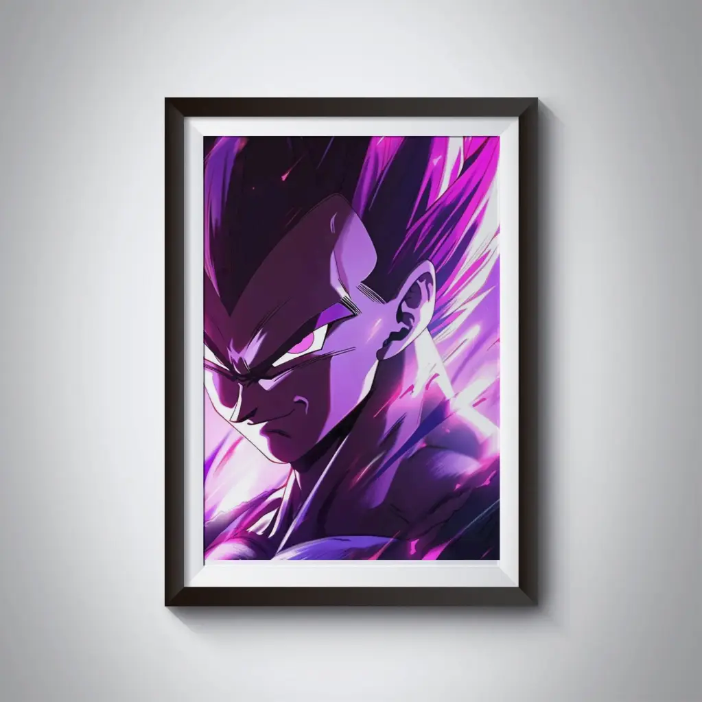 Vegita ultra ego form poster