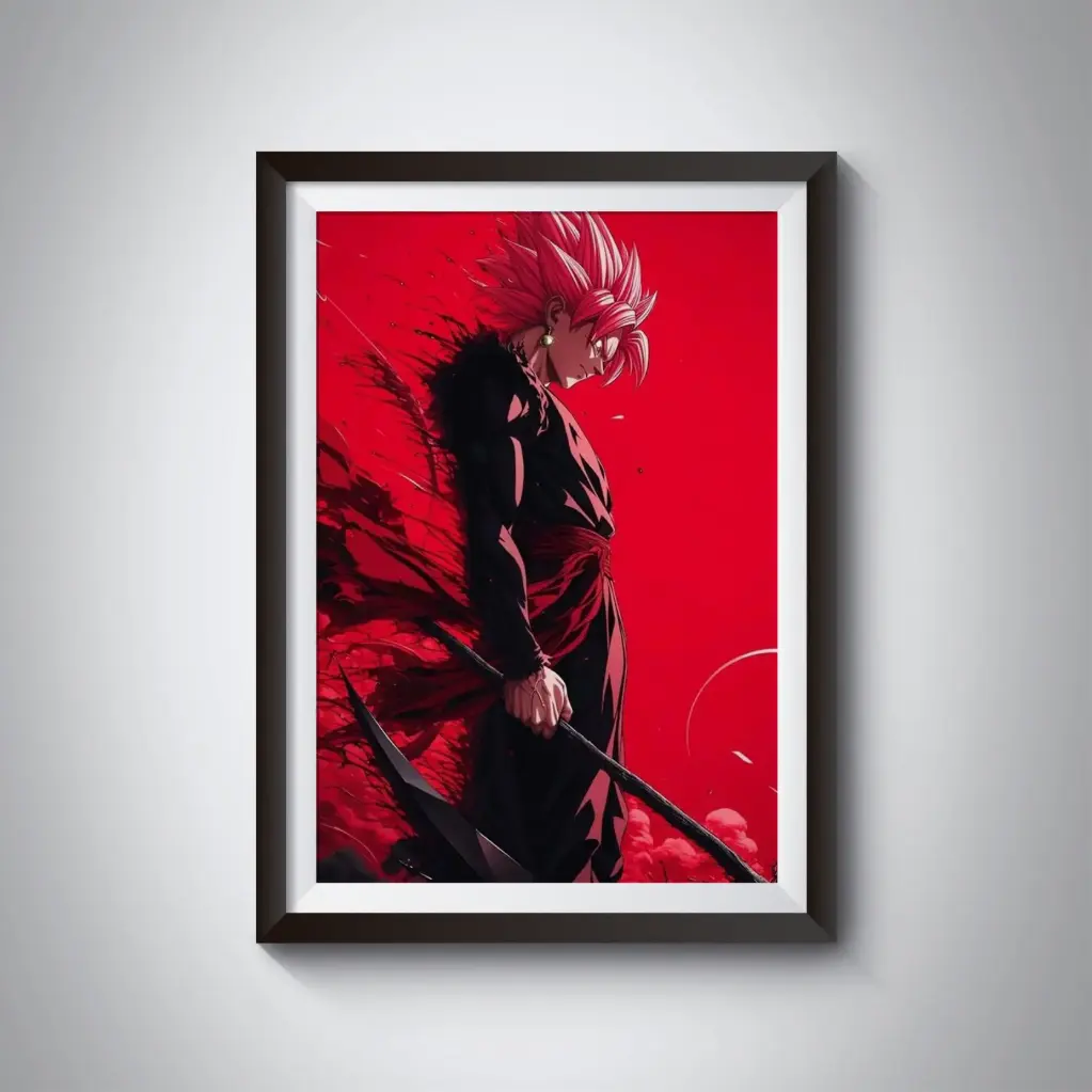 Goku Black With Scythe poster