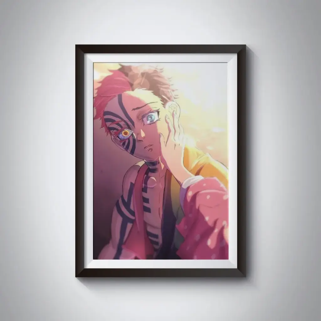 Akaza last moment poster