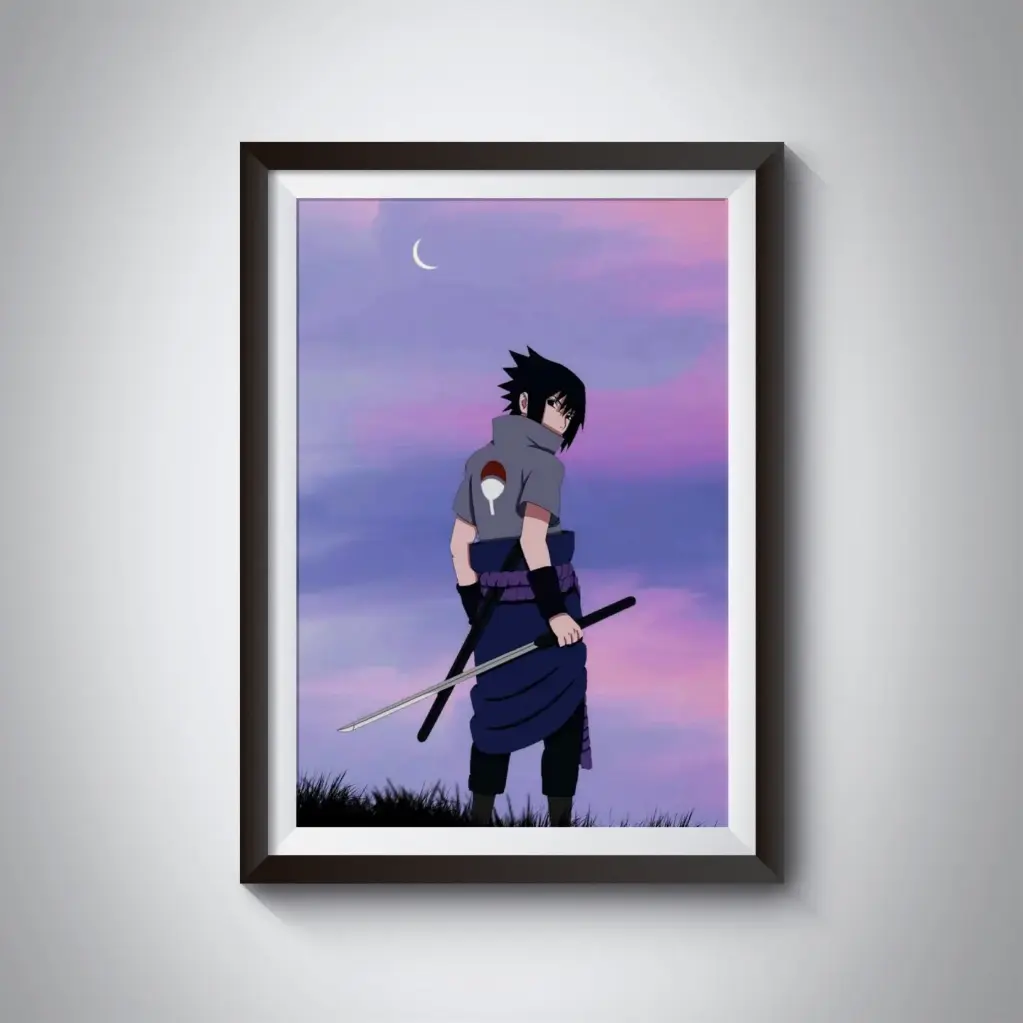 Sasuke aesthetic poster