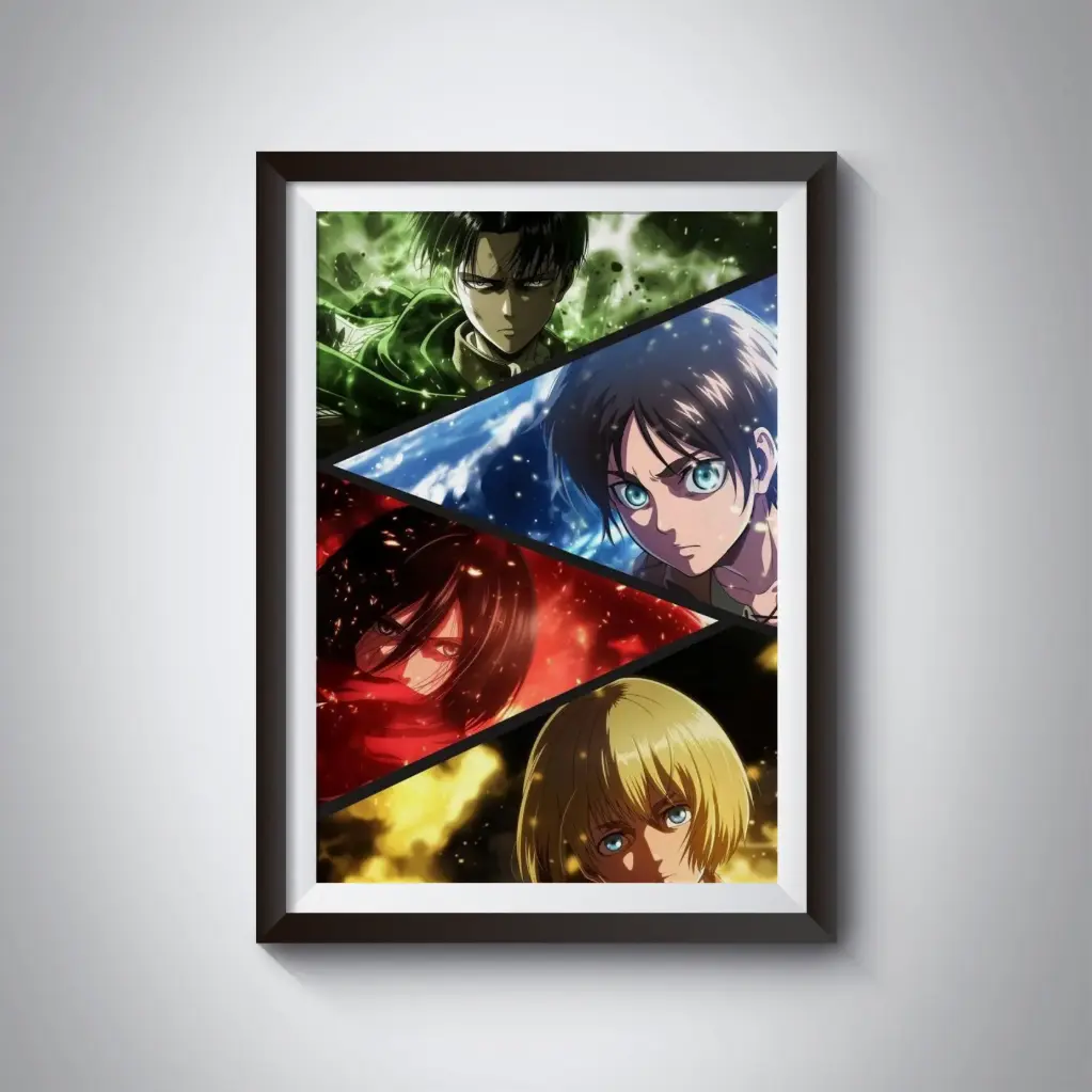 AOT characters poster