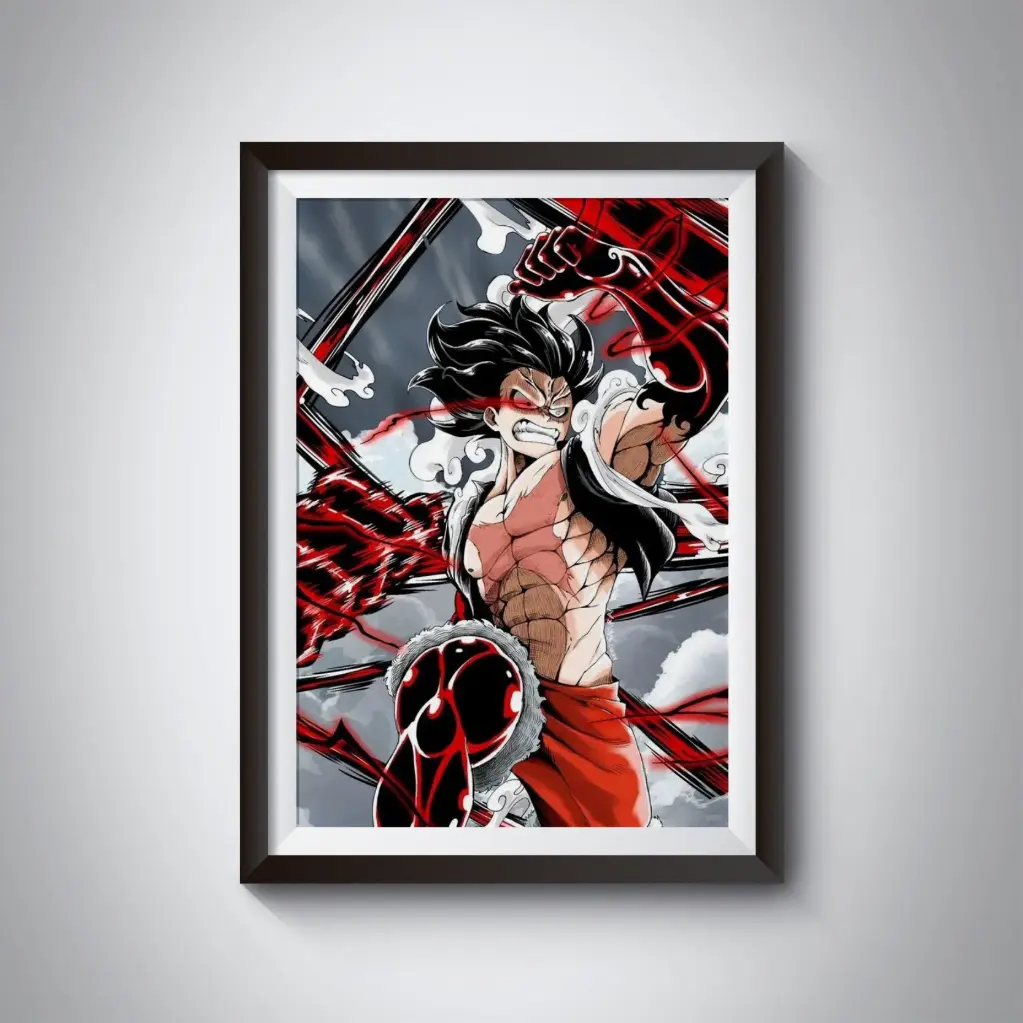 Luffy Gear 4 snake man poster