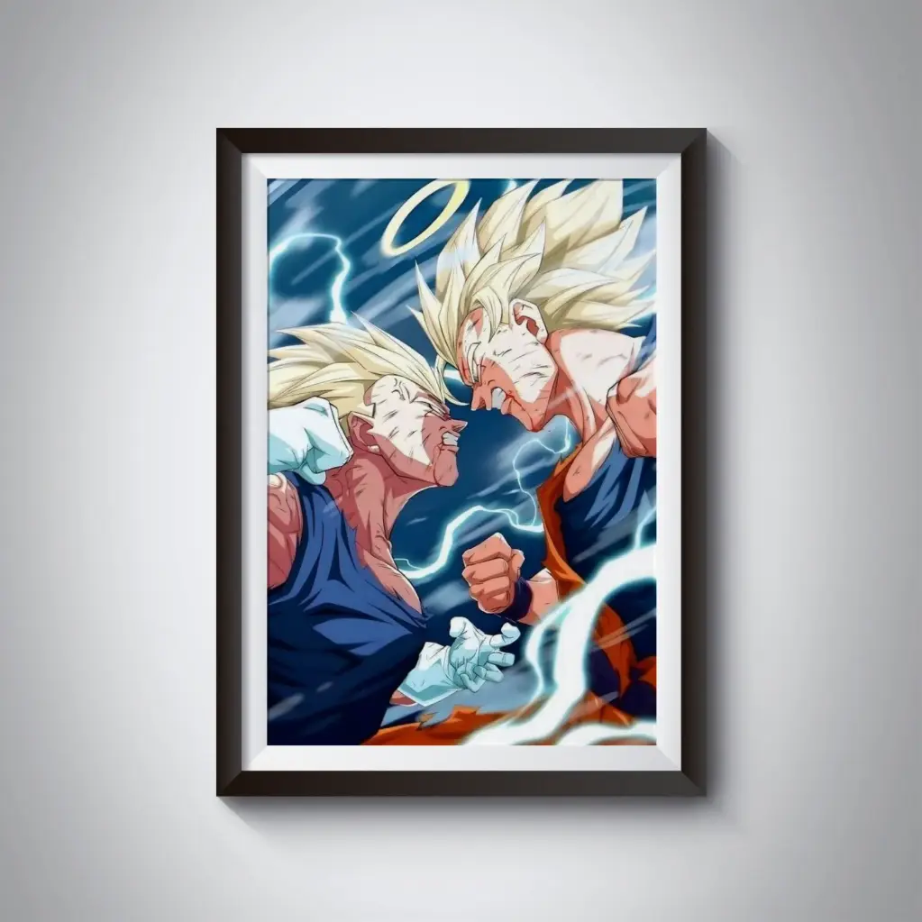 Goku vs Vegeta poster