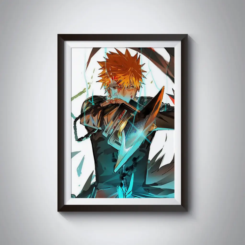 Ichigo Kurosaki Bankai poster