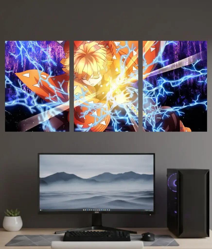 Zenitsu Agatsuma || Split Poster